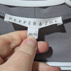 Pepper & Zoe Dove Grey Blazer XL